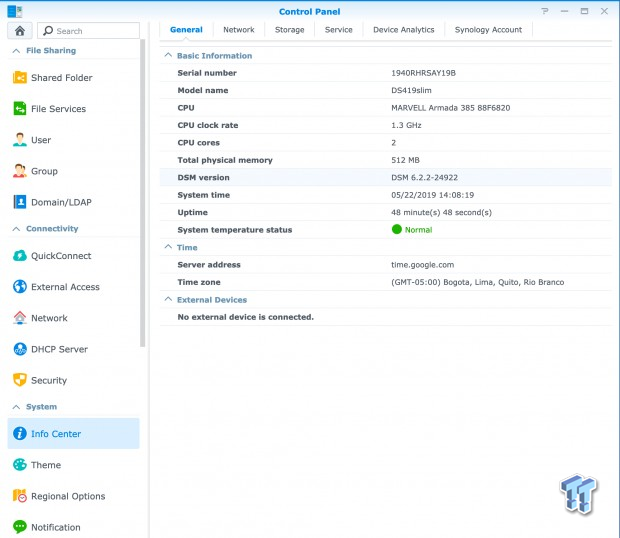 Serveur NAS Synology DiskStation DS-419 Slim - 4 baies à prix bas