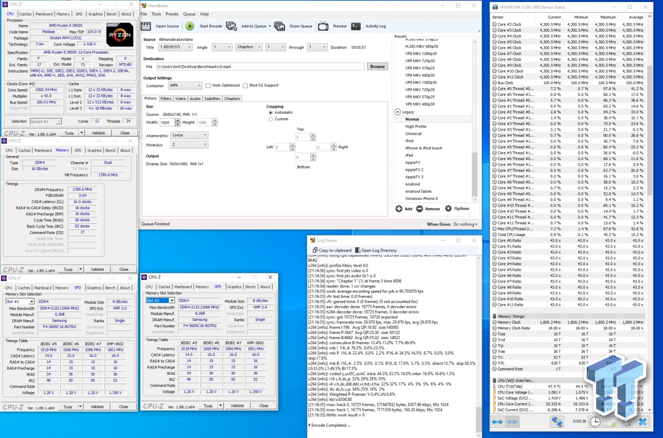 AMD Ryzen 3900X and 3700X (Zen2) Review