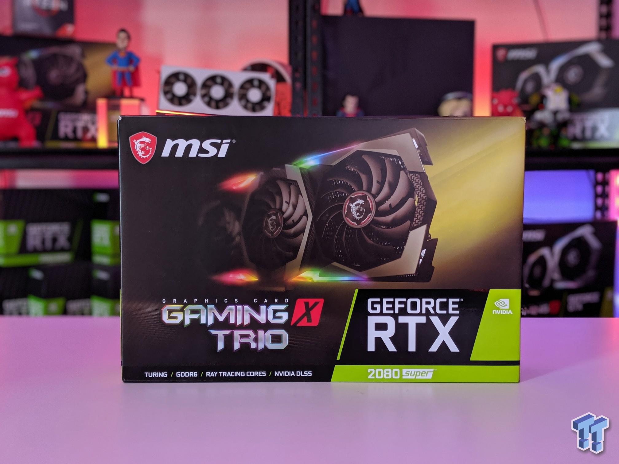 MSI GeForce RTX 2080 SUPER GAMING X TRIO Review