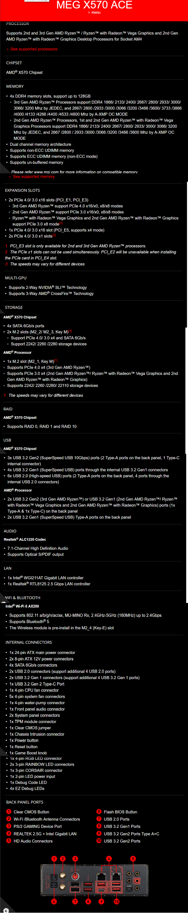 MSI MEG X570 ACE (AMD X570) Motherboard Review 02