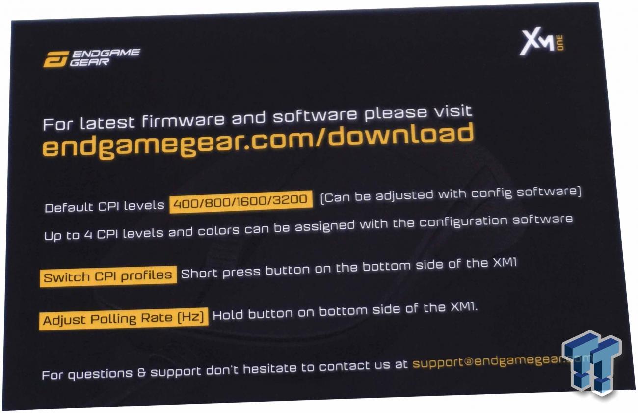 Endgame Gear Xm1 Gaming Mouse Review Tweaktown