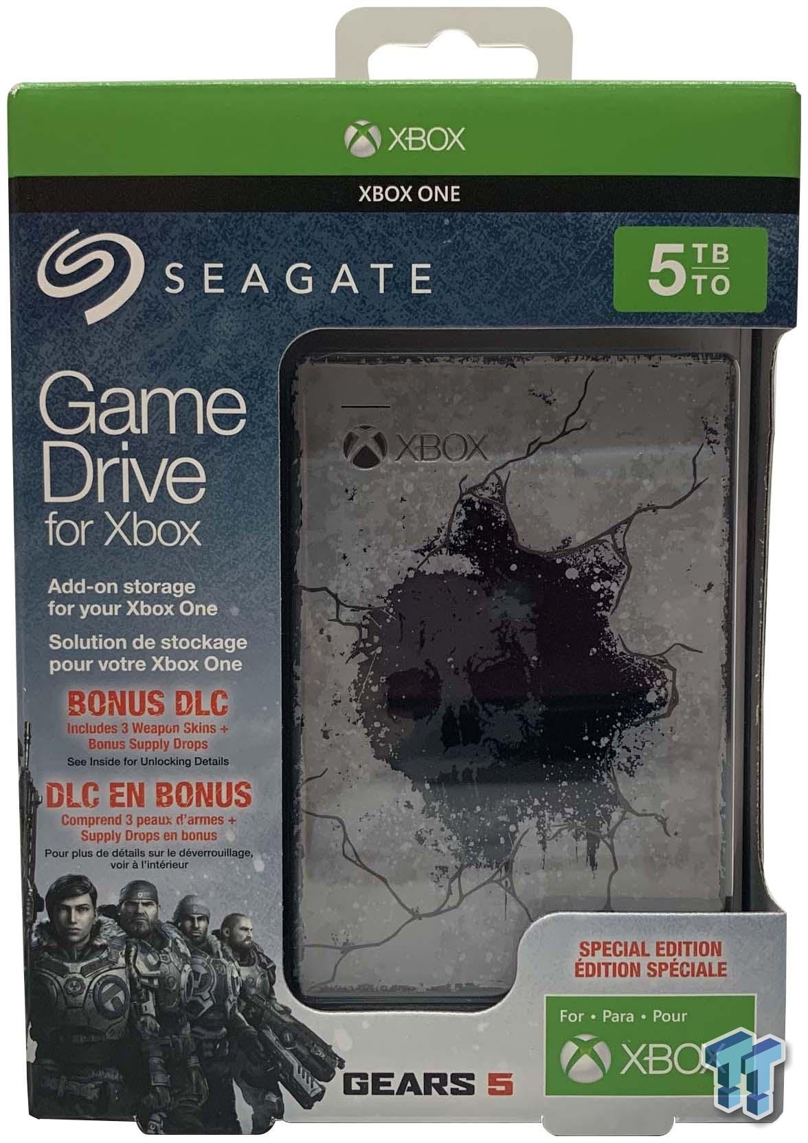 Disque dur Xbox One Game Drive Gears 5, 2 To ou 5 To