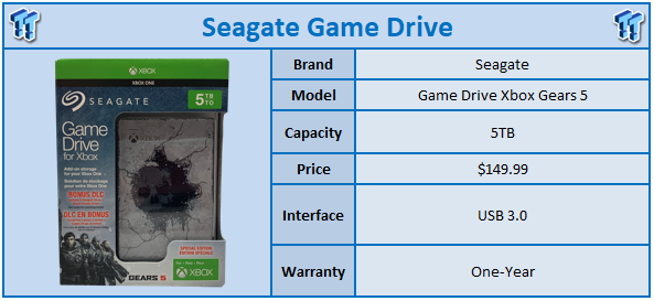 Seagate Game Drive for Xbox 2TB Gears 5 Special Edition External