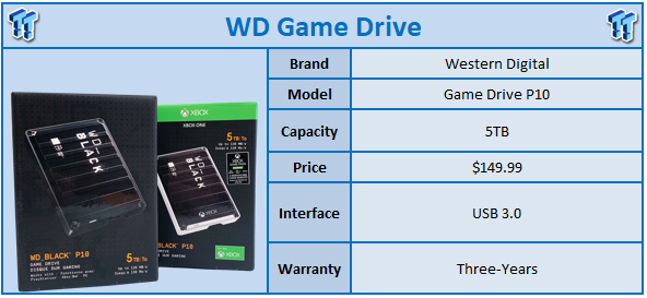 Wd Black Game Drive P10 5tb Portable Hdd Review Tweaktown