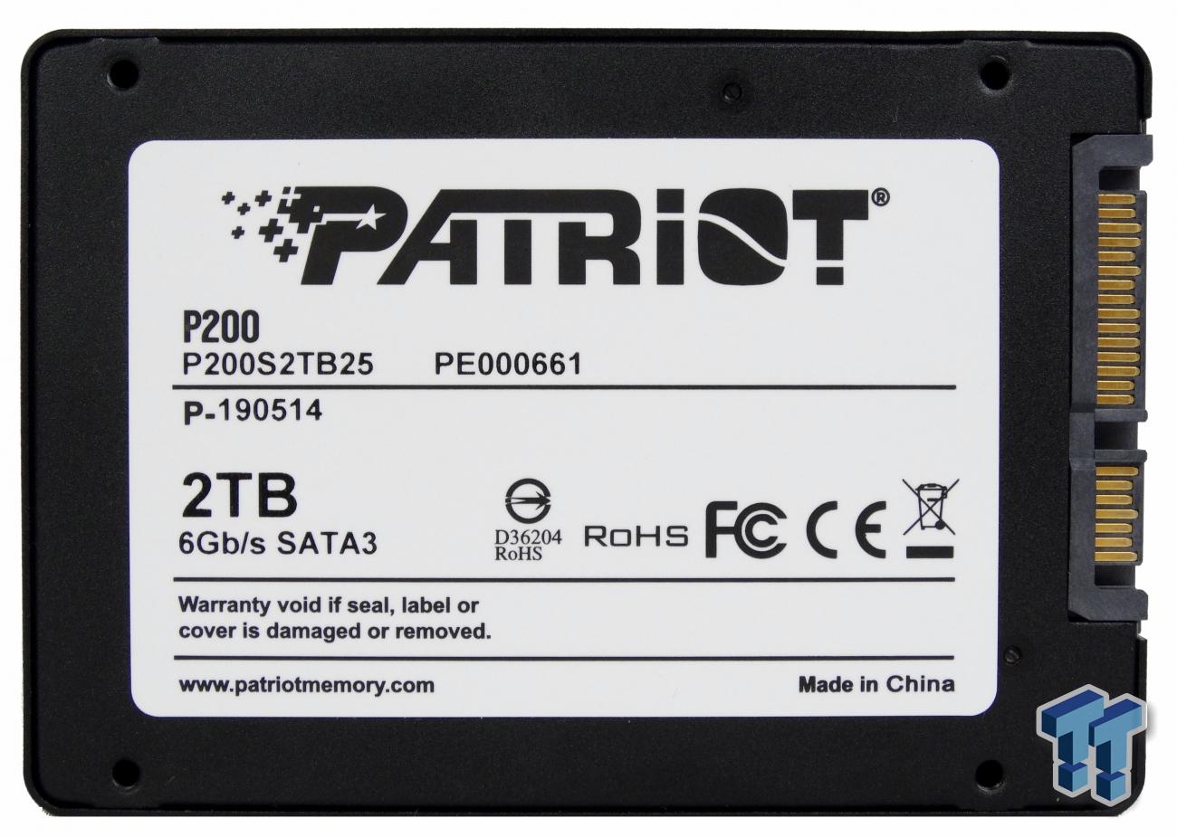 Patriot P200 2TB SATA III SSD Review