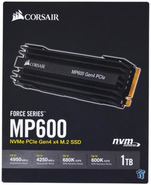 tilpasningsevne På daglig basis stramt Corsair Force Series MP600 1TB NVMe PCIe Gen4 M.2 SSD Review