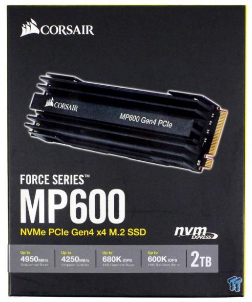 Corsair MP600 2TB NVMe PCIe Gen4 M.2 SSD Review