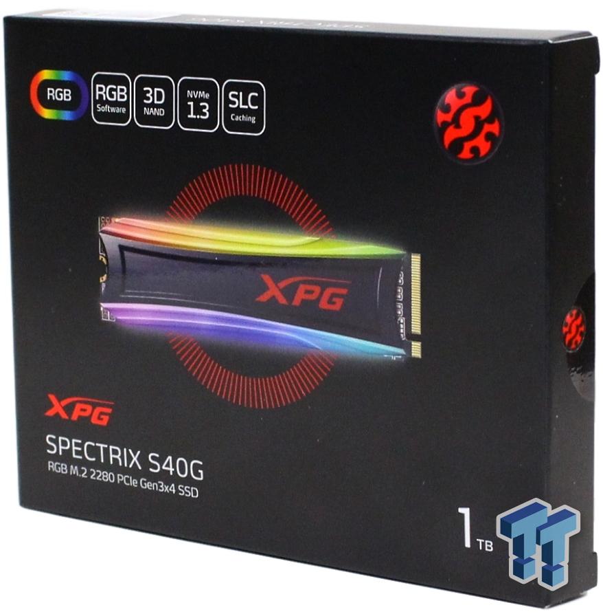 Adata Xpg Spectrix S40g 1tb Nvme Pcie Gen3 0 X4 M 2 Ssd Review Tweaktown