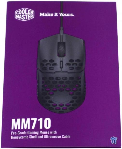 Cooler Master MasterMouse MM710 Souris de jeu 16 000 DPI Noir brillant