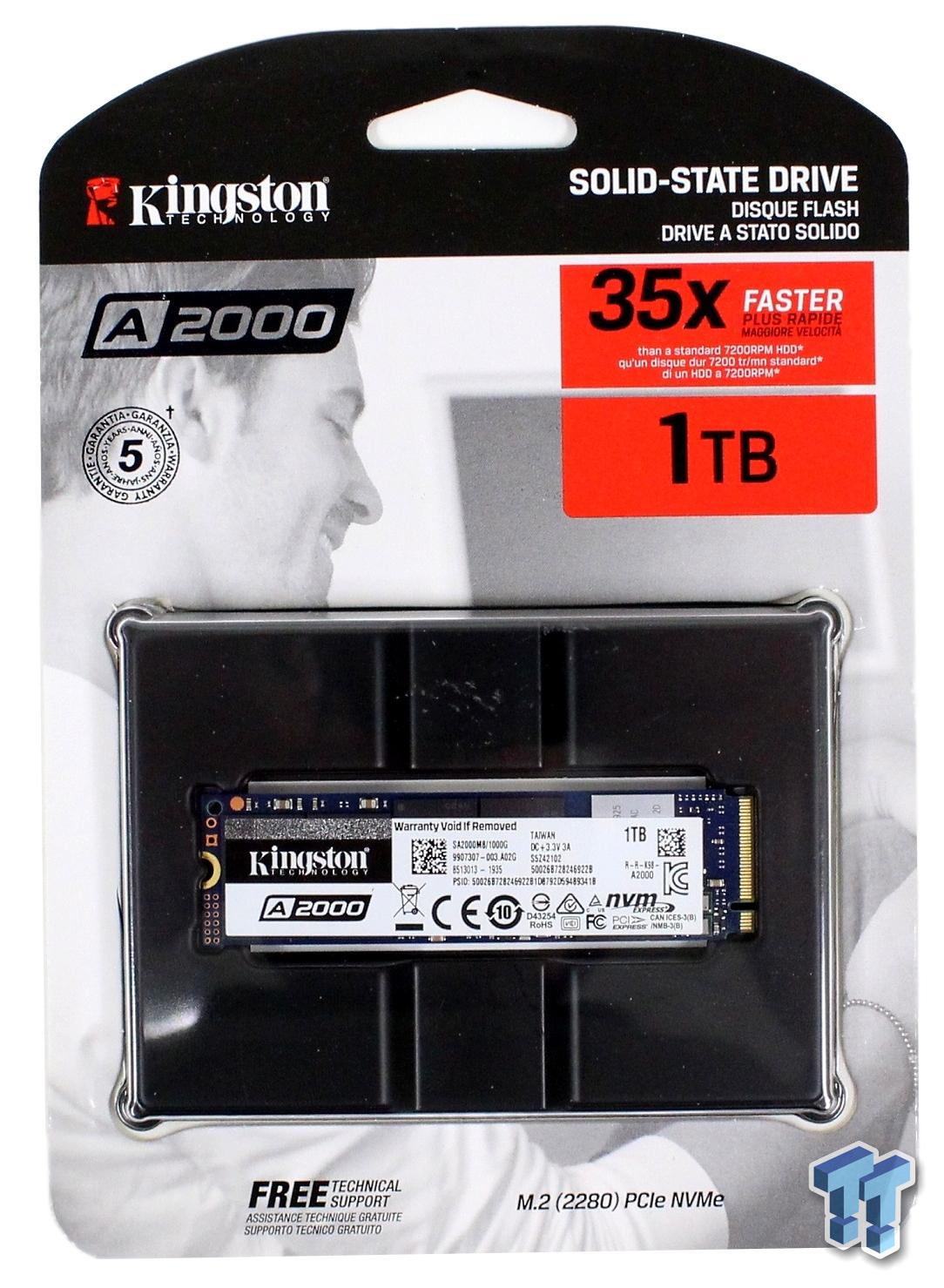 Medal sunflower Ithaca Kingston A2000 1TB NVMe PCIe Gen3 M.2 SSD Review | TweakTown