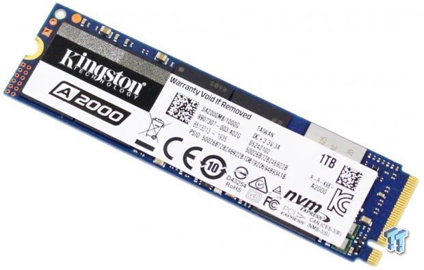 Kingston A2000 NVMe Gen3 M.2 SSD Review