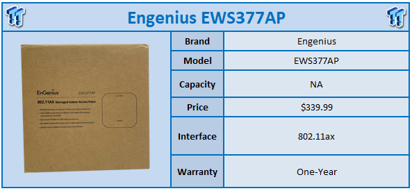 EWS377AP - WiFi 6 Access Point 4x4 Managed Wireless