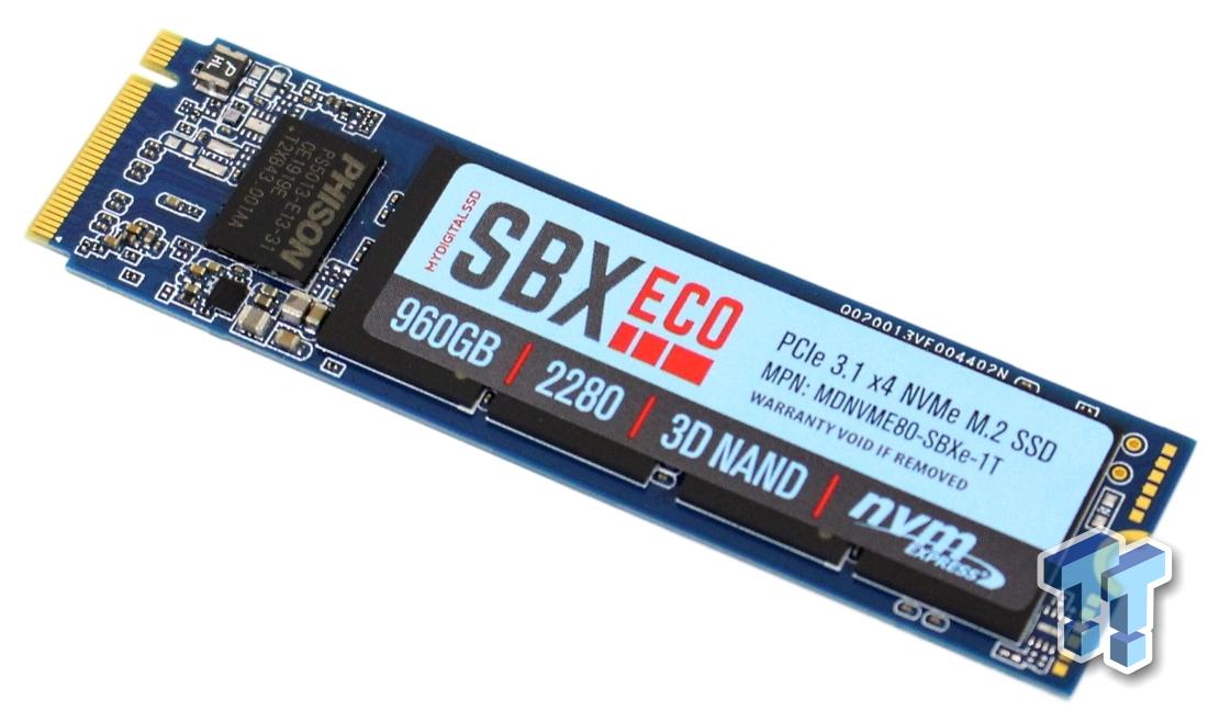 MyDigitalDiscount SBXe 960GB NVMe PCIe Gen3.1 M.2 SSD Review