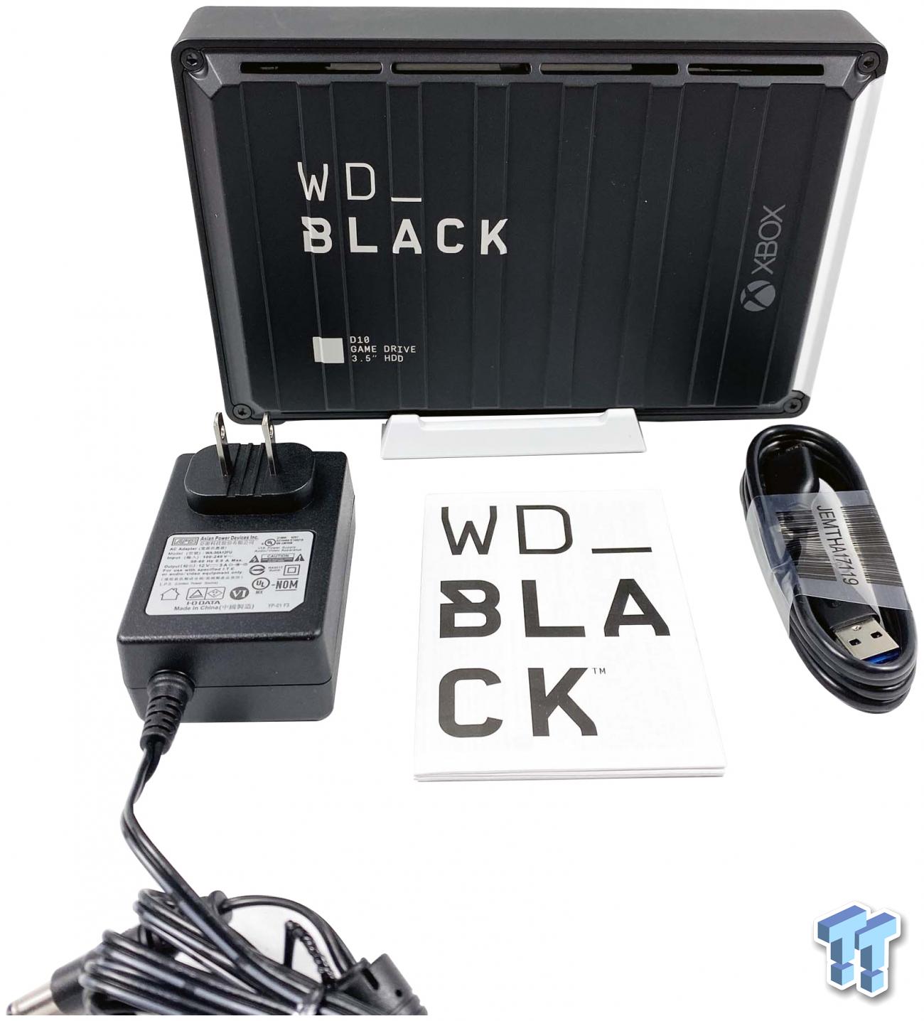 Wd Black D10 Game Drive For Xbox 12tb Review Tweaktown