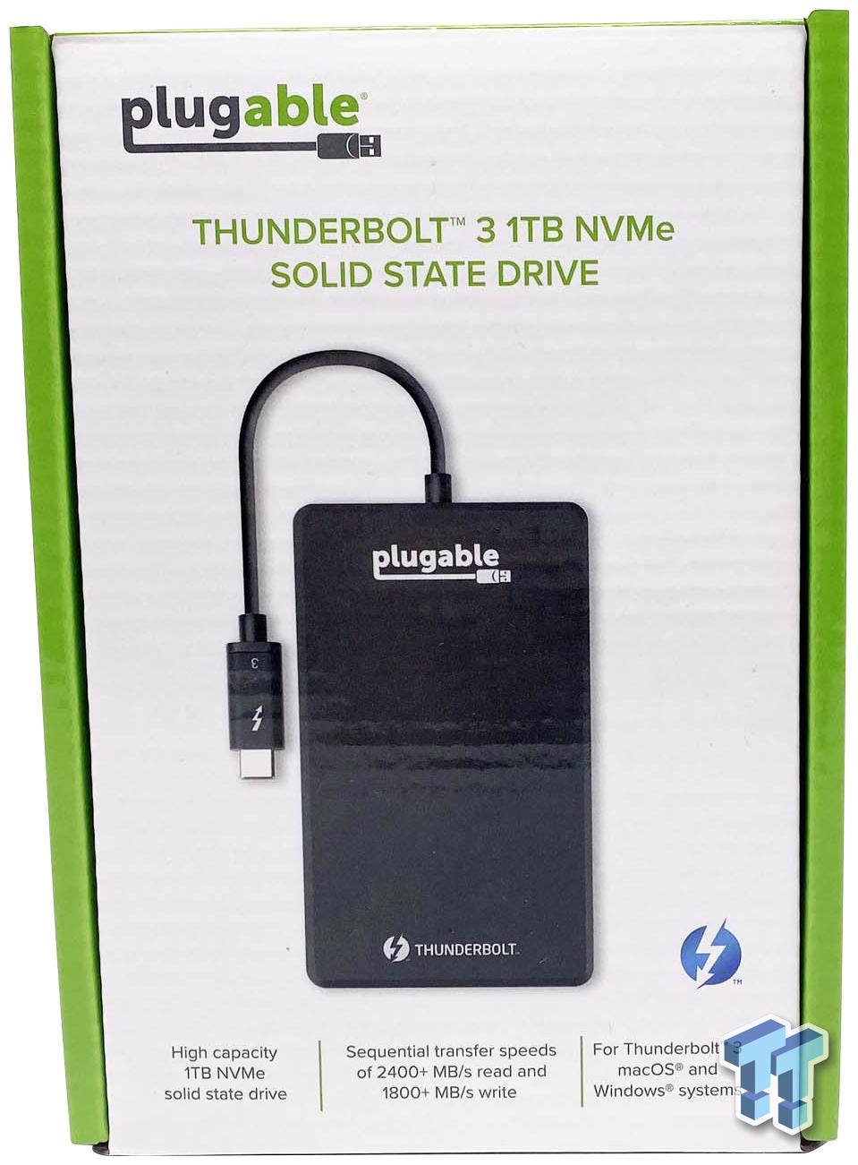 新しいコレクション ドライブ 500GB Plugable Plugable Thunderbolt 3