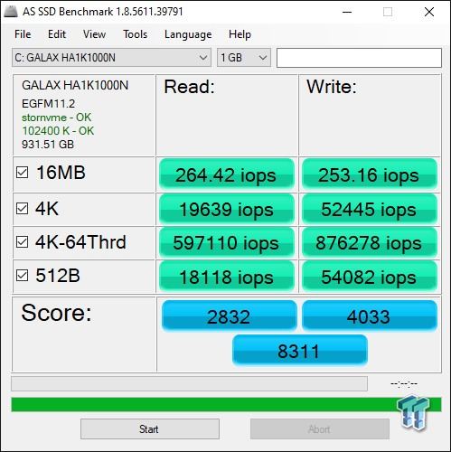 Galax HOF Pro 1TB NVMe PCIe Gen4 M.2 SSD Review 21