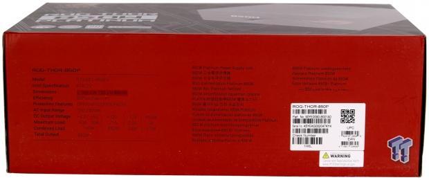 ASUS THOR 850W Platinum ATX Power Supply Review 03