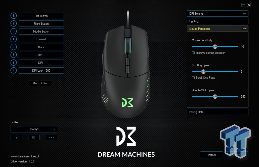 Dream Machines DM5 Blink Gaming Mouse Review | TweakTown