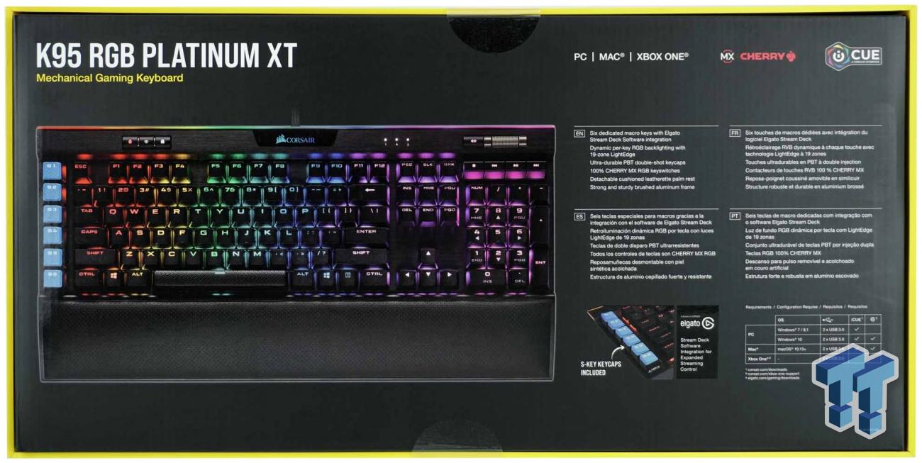 K95 RGB Platinum XT Mechanical Gaming Keyboard Review