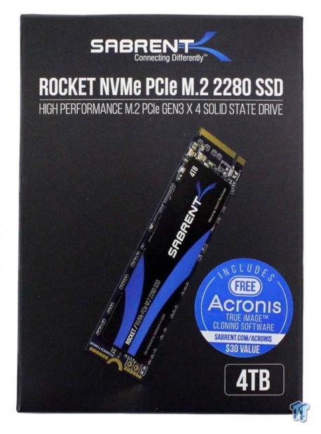 Sabrent Rocket NVMe 4TB PCIe Gen3.0 x4 M.2 SSD