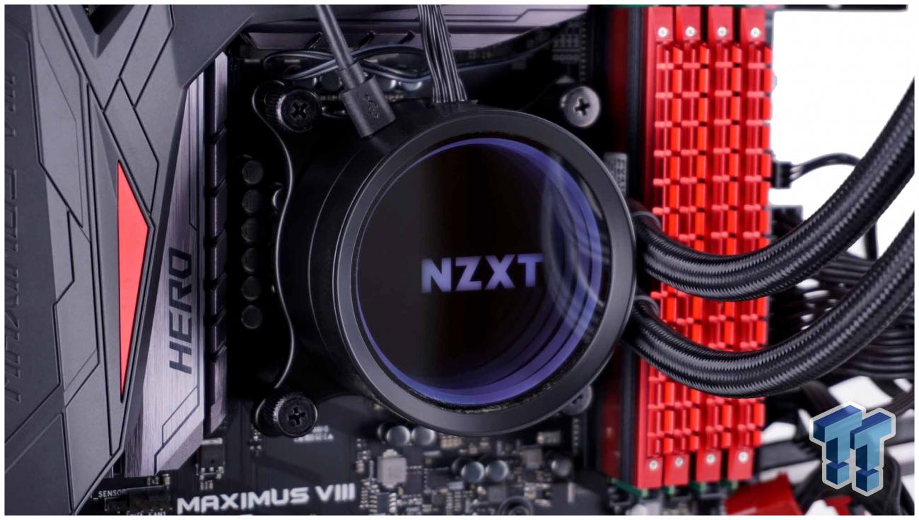 Nzxt Kraken X73 360mm Liquid Cooler With Rgb Cpu Cooler Review Tweaktown