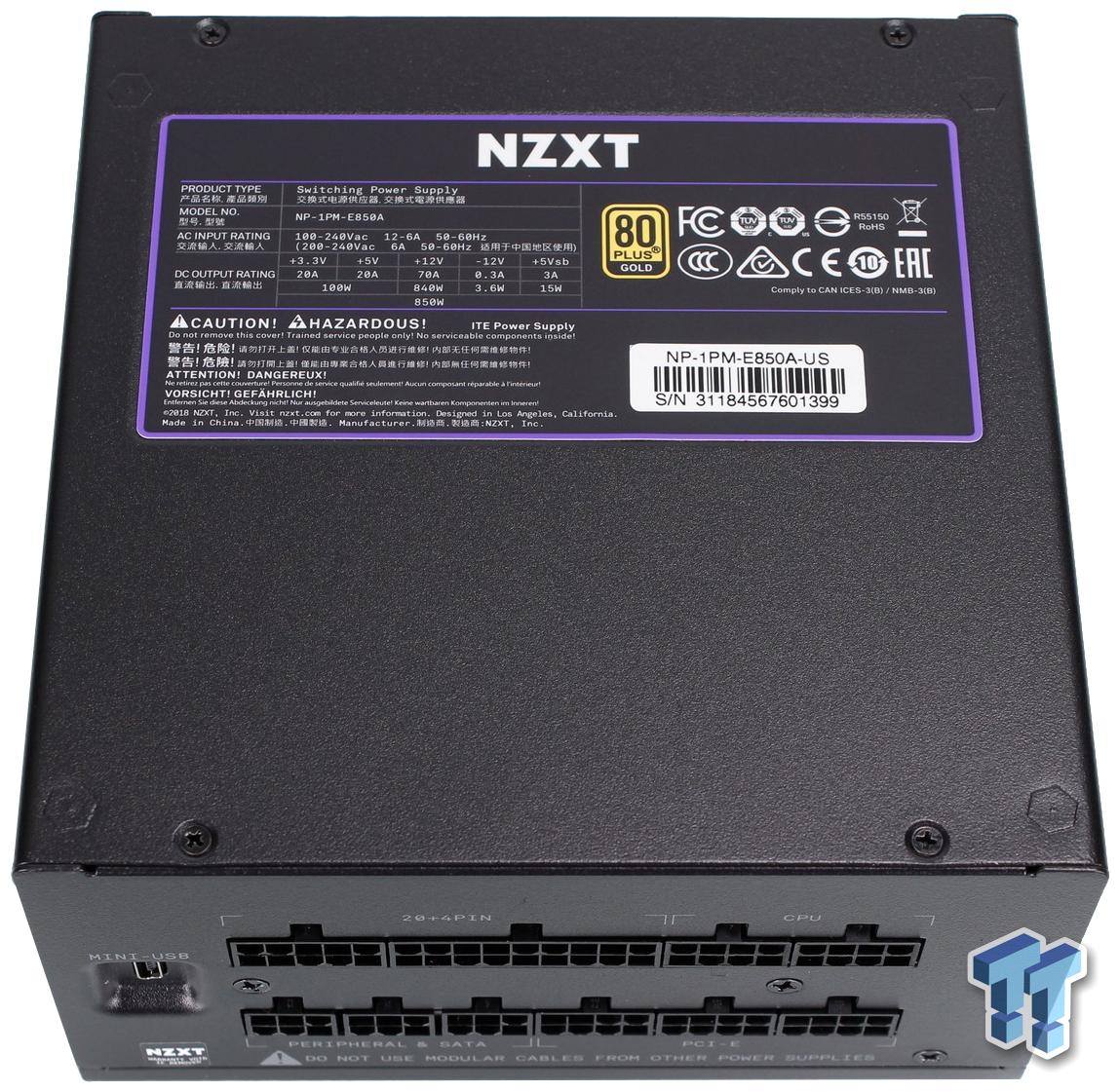 NZXT E850 850W Gold Digital ATX Power Supply Review