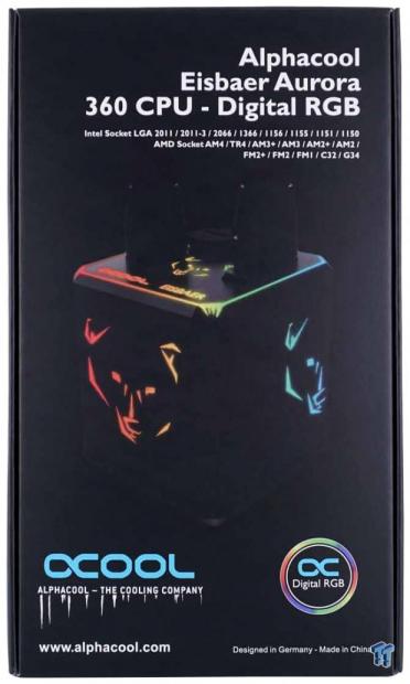 Alphacool Eisbaer Aurora 360 CPU Digital RGB Cooler Review 02