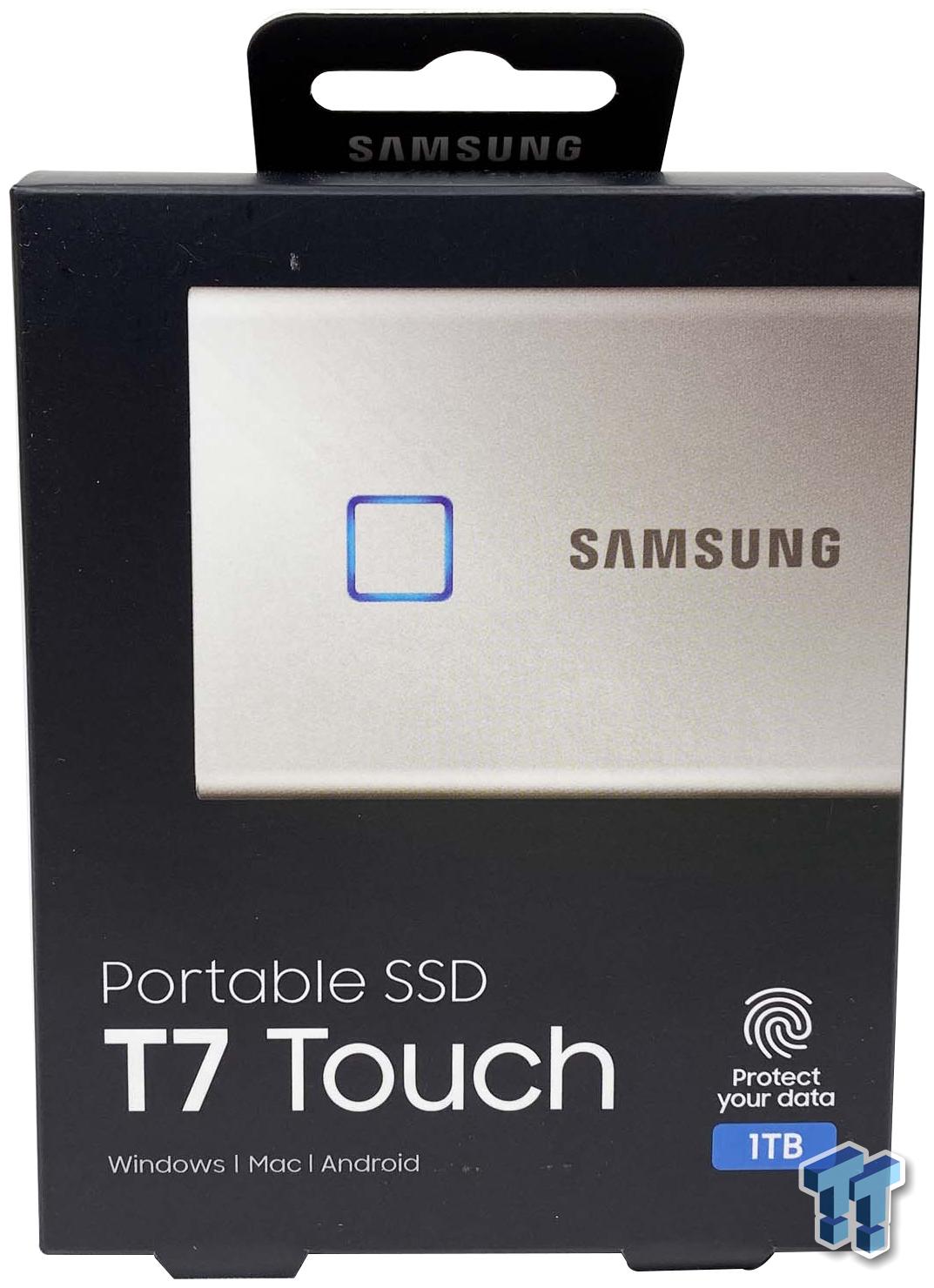 Samsung T7 Touch 1TB Portable SSD Review