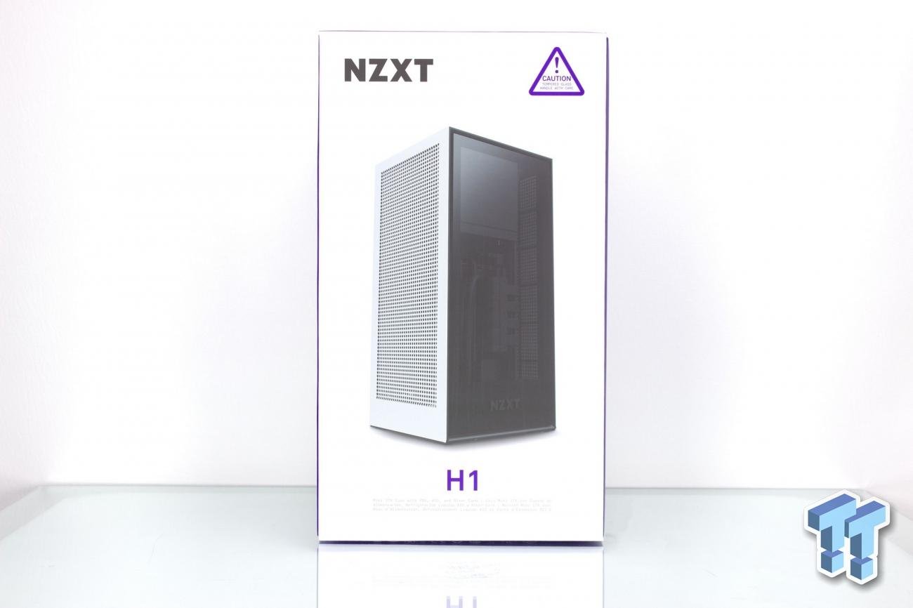 最安値店nzxt h1 初期ロット PCケース(自作PC用)