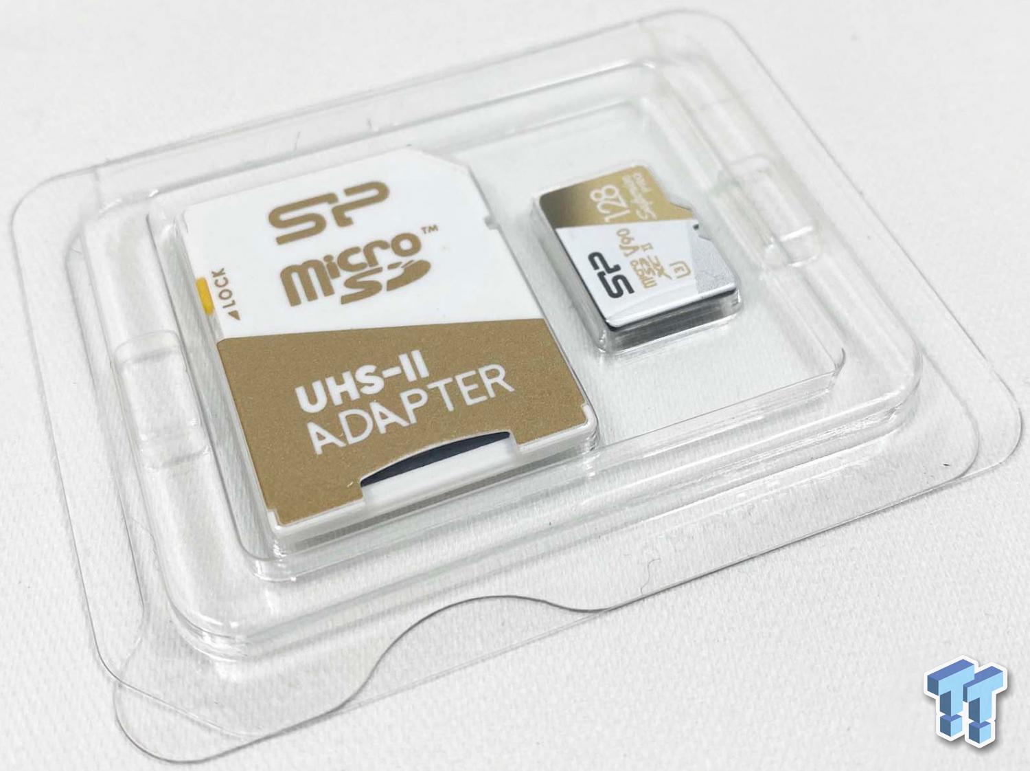 Teste la carte micro SD UHS-II Silicon Power Superior Pro V90