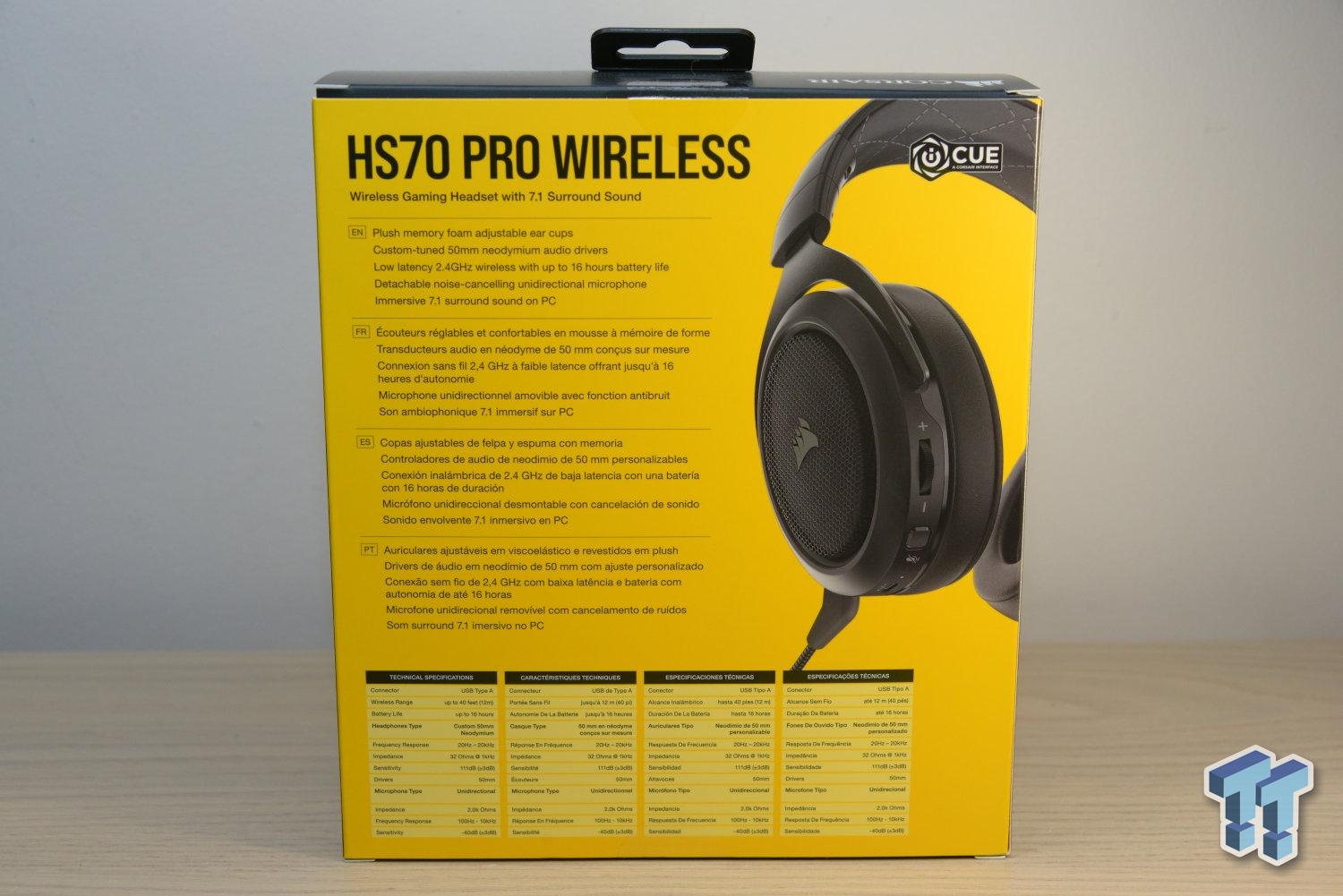 våben inerti tilbehør Corsair HS70 Pro Wireless Gaming Headset Review