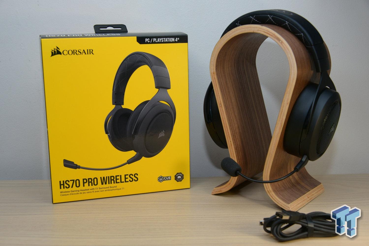Hoes Munching honing Corsair HS70 Pro Wireless Gaming Headset Review