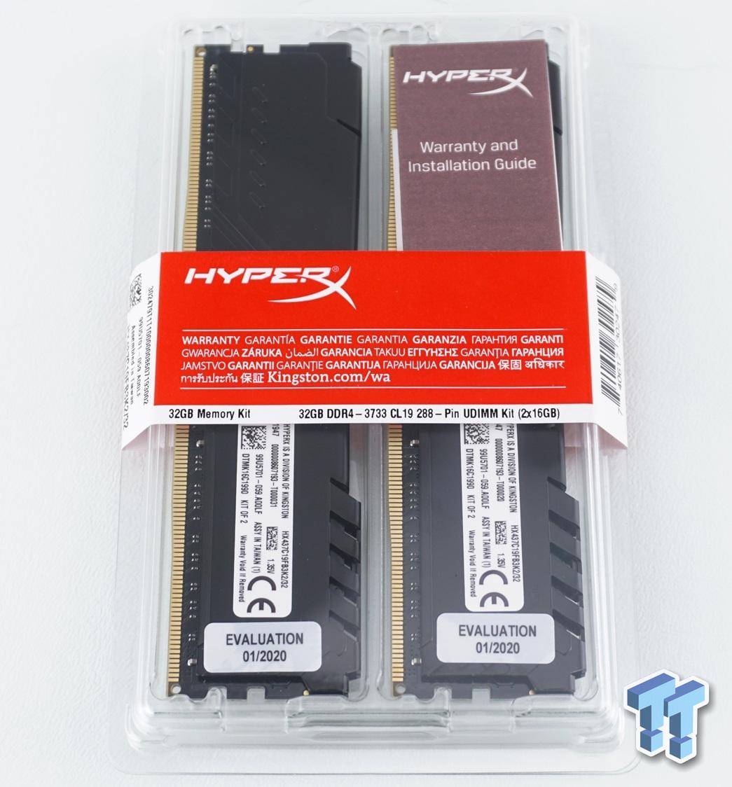 HyperX FURY DDR4-3733 32GB Dual-Channel Memory Kit Review | TweakTown