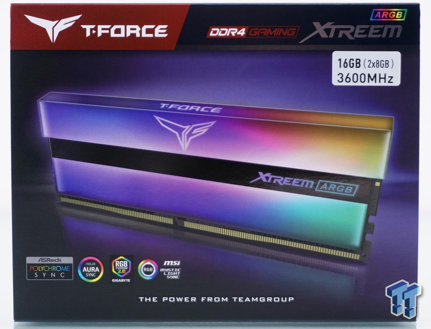 TEAM T-Force XTREEM ARGB DDR4-3600 16GB Dual-Channel Memory Kit Review