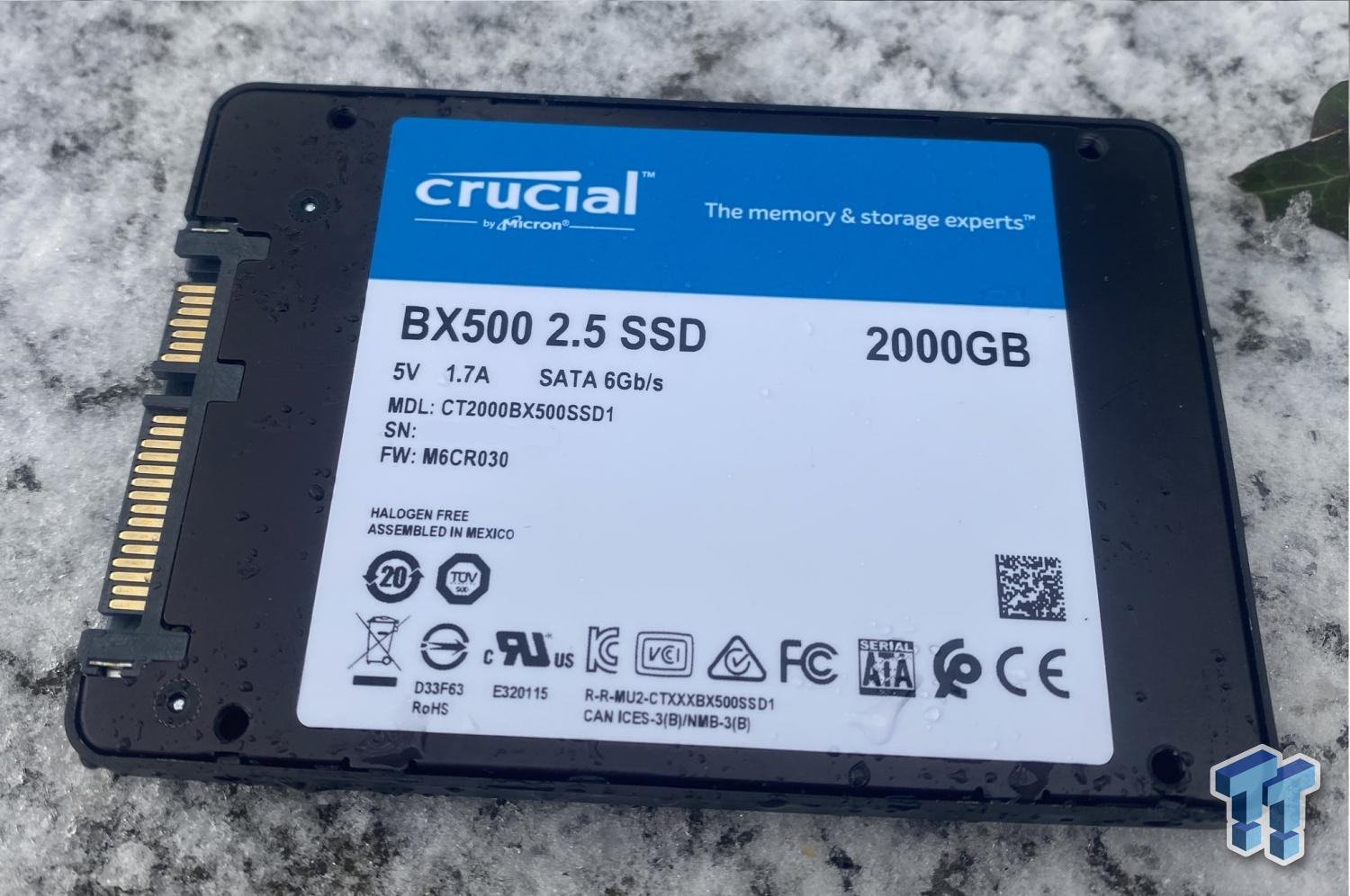 Crucial BX500 - Disque SSD - 2 To - SATA 6Gb/s