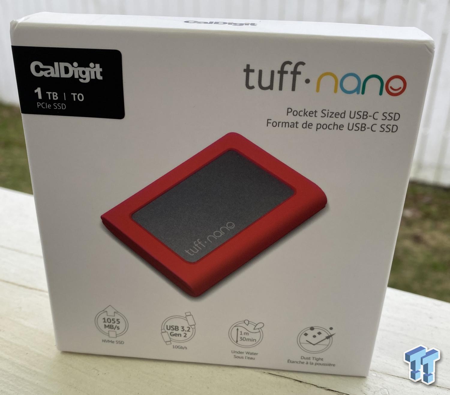 CalDigit Tuff Nano 1TB Portable SSD Review | TweakTown