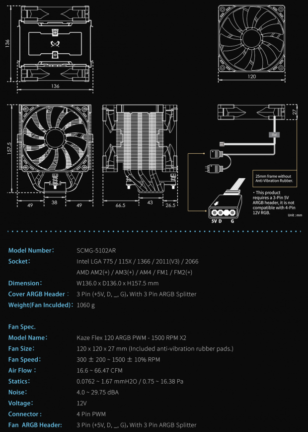 Scythe Mugen 5 ARGB PLUS CPU Cooler Review 01