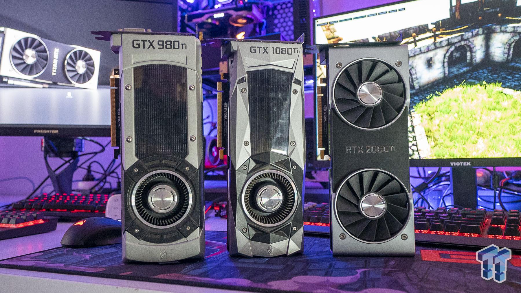 studie Sag Konkurrence GeForce Ti Showdown: GTX 980 Ti vs GTX 1080 Ti vs RTX 2080 Ti