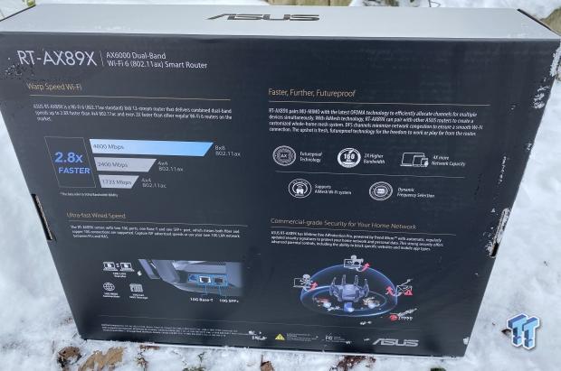 ASUS RT-AX89X Mesh Wi-Fi Router with a Networking Pro 1200 Platform