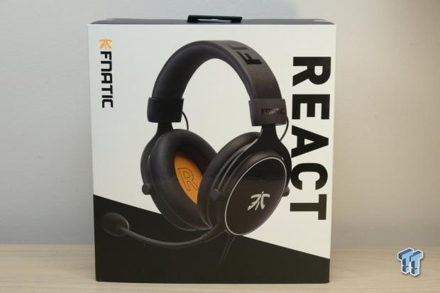 Fnatic - REACT Wired Stereo Gaming Headset - Black 