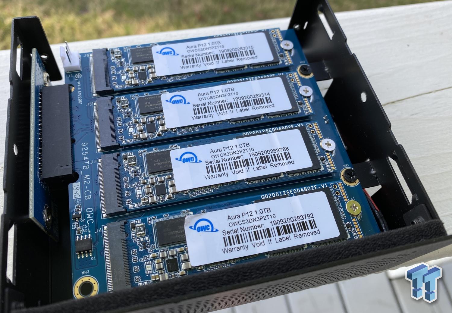 OWC Express 4M2 NVMe Thunderbolt 3 Review