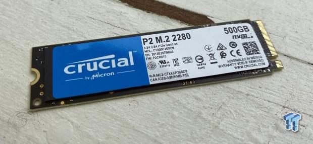 Crucial P2 SSD specifications