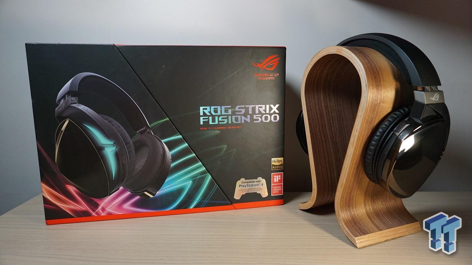 Asus Rog Strix Fusion 500 Gaming Headset Review Tweaktown