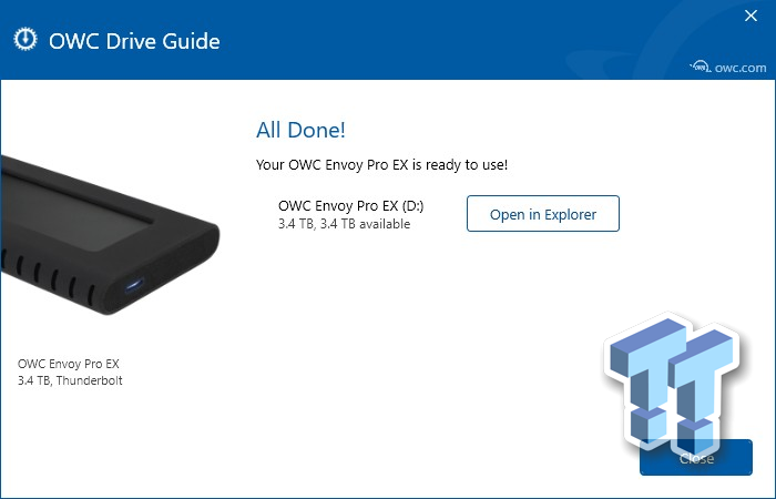 SSD externe OWC Envoy Pro Ex - SSD - 250 Go - externe (portable) - Thunderbolt  3