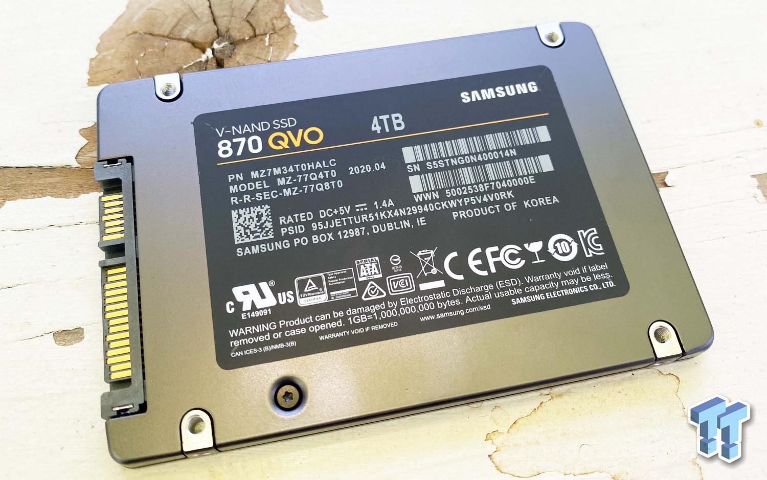 Ssd Samsung 870 Qvo Mz 77q1t0