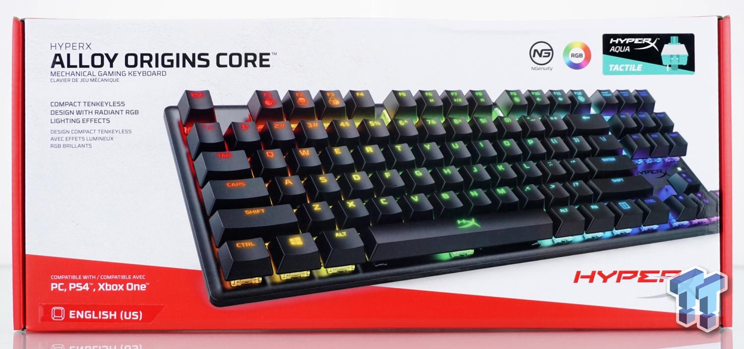 kalligrafie Paine Gillic Schande HyperX Alloy Origins Core Mechanical Gaming Keyboard Review
