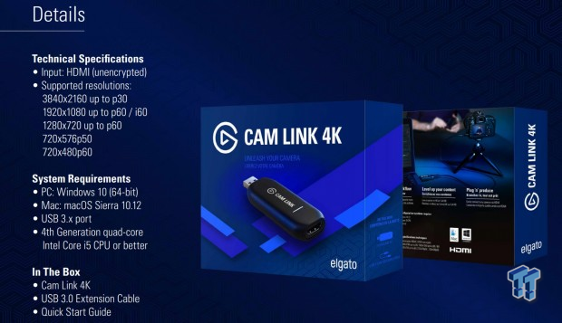 Elgato Cam Link 4k Review Tweaktown