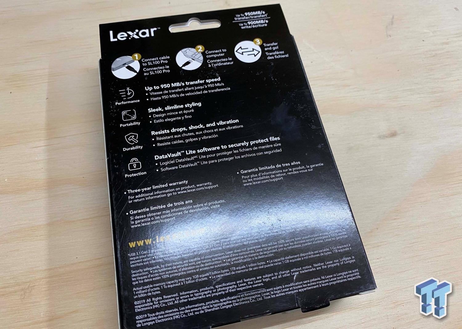Lexar Disque dur externe SSD Portable SL100 Pro 500 Go – Abchir