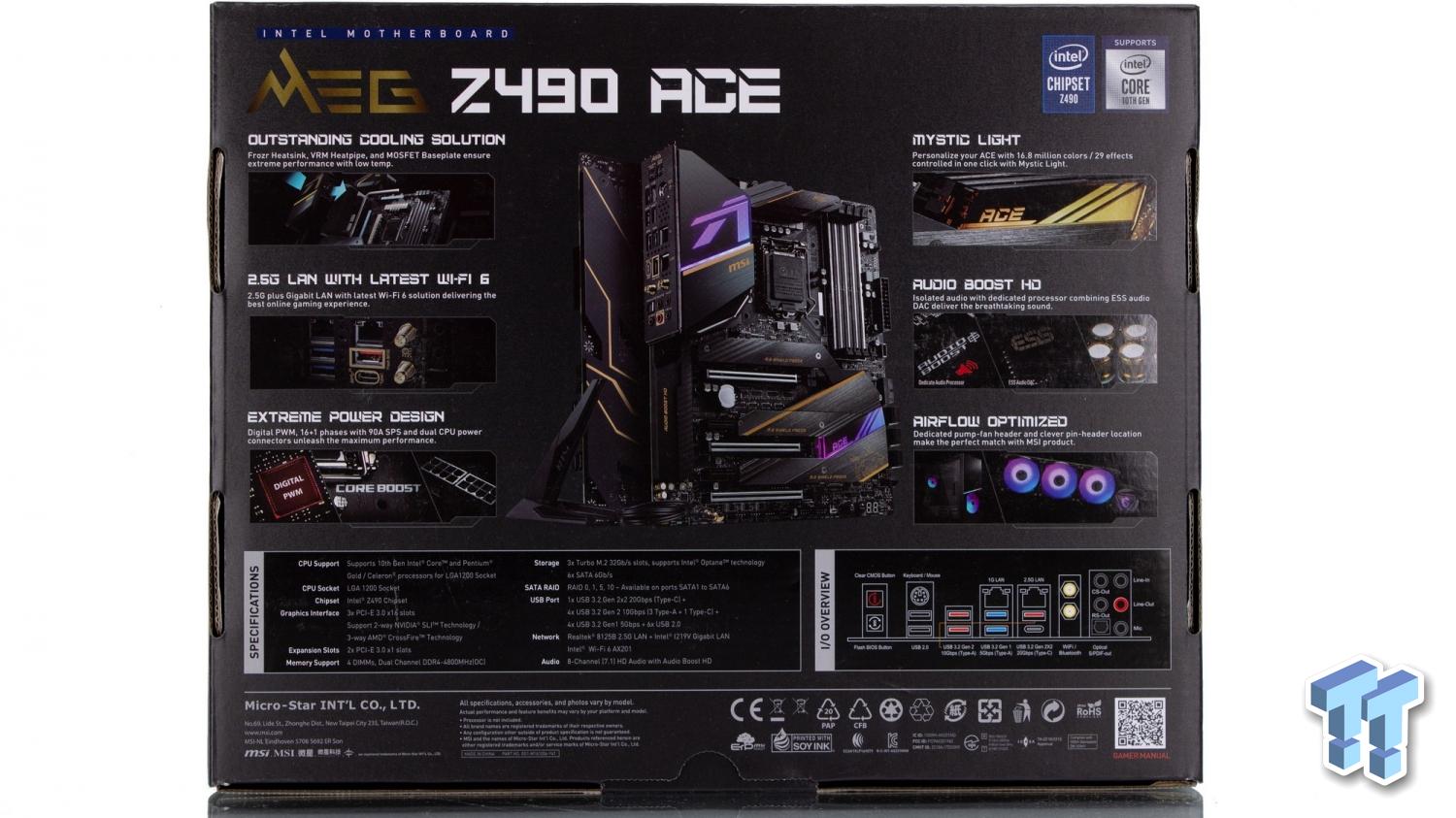 MSI MEG Z490 ACE Motherboard Review