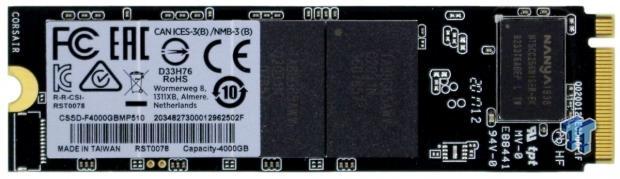 Corsair Force Series MP510 4TB NVMe PCIe Gen3 x4 M.2 SSD